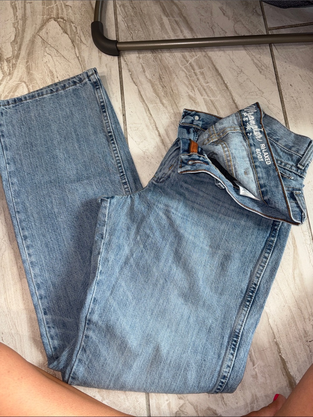 Wrangler Men’s Relaxed Jeans Light Blue